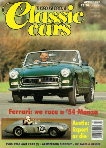 THOROUGHBRED & CLASSIC CARS 1993 APR - ESCORT, ANGLIA